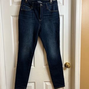 Time in tru high rise skinny jeans
